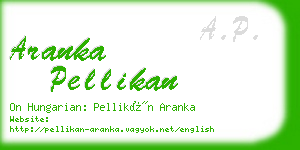 aranka pellikan business card